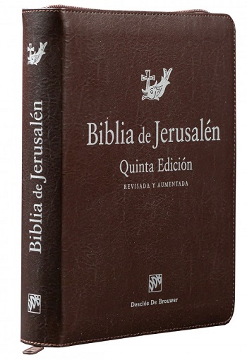 Biblia de Jerusalén Manual (Quinta Edición-Revisada y Aumentada/Cremallera/23x17.4 cm)