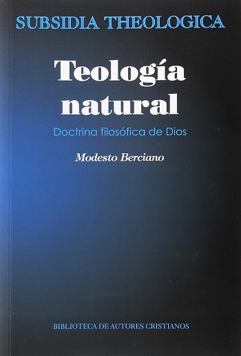 Teología natural. Doctrina filosófica de Dios  VIII. (Tapa blanda/14,5x21,5 cm)