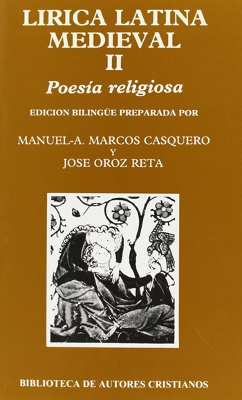 Lírica latina medieval. II. Poesía religiosa. (Tapa dura/13x20 cm)