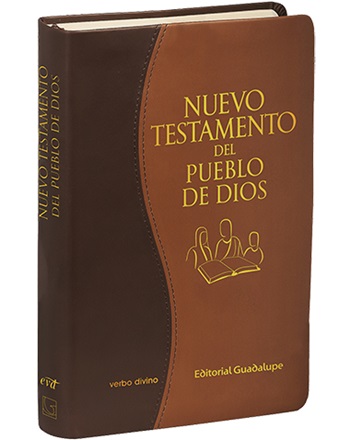 Nuevo Testamento del Pueblo de Dios. Edición comentada. (Símil piel marrón/ impresión bitono/13x19 cm)