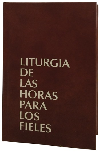 Liturgia de las horas latinoamericana para los fieles. (Tapa dura/Repujado/12x18,3 cm)