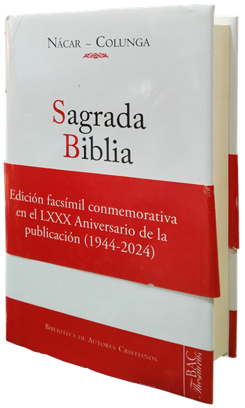 Sagrada Biblia. Nácar-Colunga. (Tapa dura/20x13 cm)
