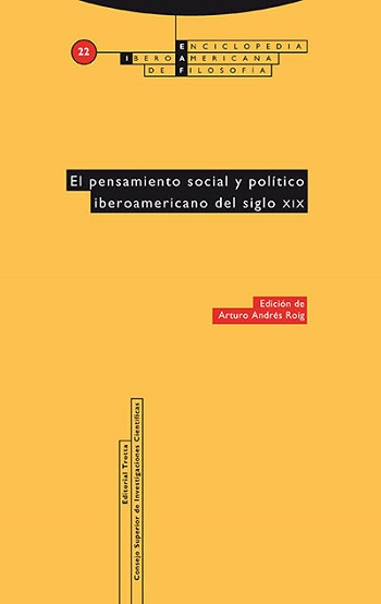 El pensamiento social y político iberoamericano del siglo XIX EIAF (22). (Tapa blanda/14,5x23 cm)