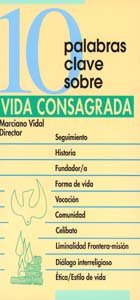 10 palabras clave sobre la vida consagrada. (Tapa blanda/10,5x21,5 cm)
