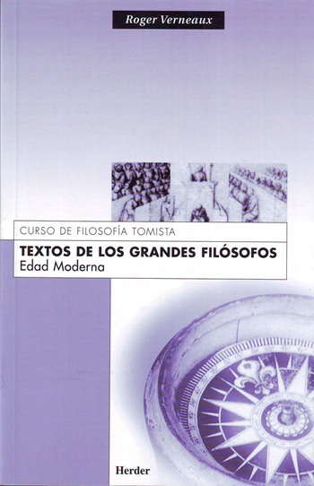 Textos de los grandes filósofos. Edad Moderna. (Tapa blanda/14,1x21,6 cm)