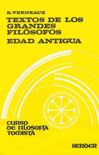 Textos de los grandes filósofos. Edad Antigua. (Tapa blanda/14,1x21,6 cm)
